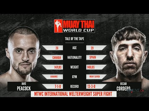 MTWC Tale of the Tape Main Event #2: Jake Peacock vs Oscar Cordero