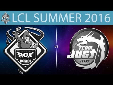 [LoL VODs] ROX vs JST | LCL Summer 2016 (05.06.2016) - Tornado ROX vs Team Just