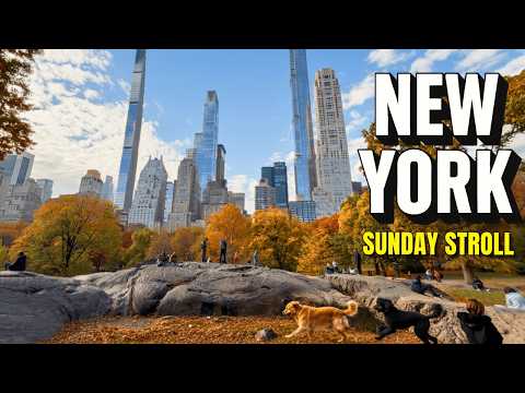 The Most Peaceful Hour in New York | Central Park Walking Tour 4K