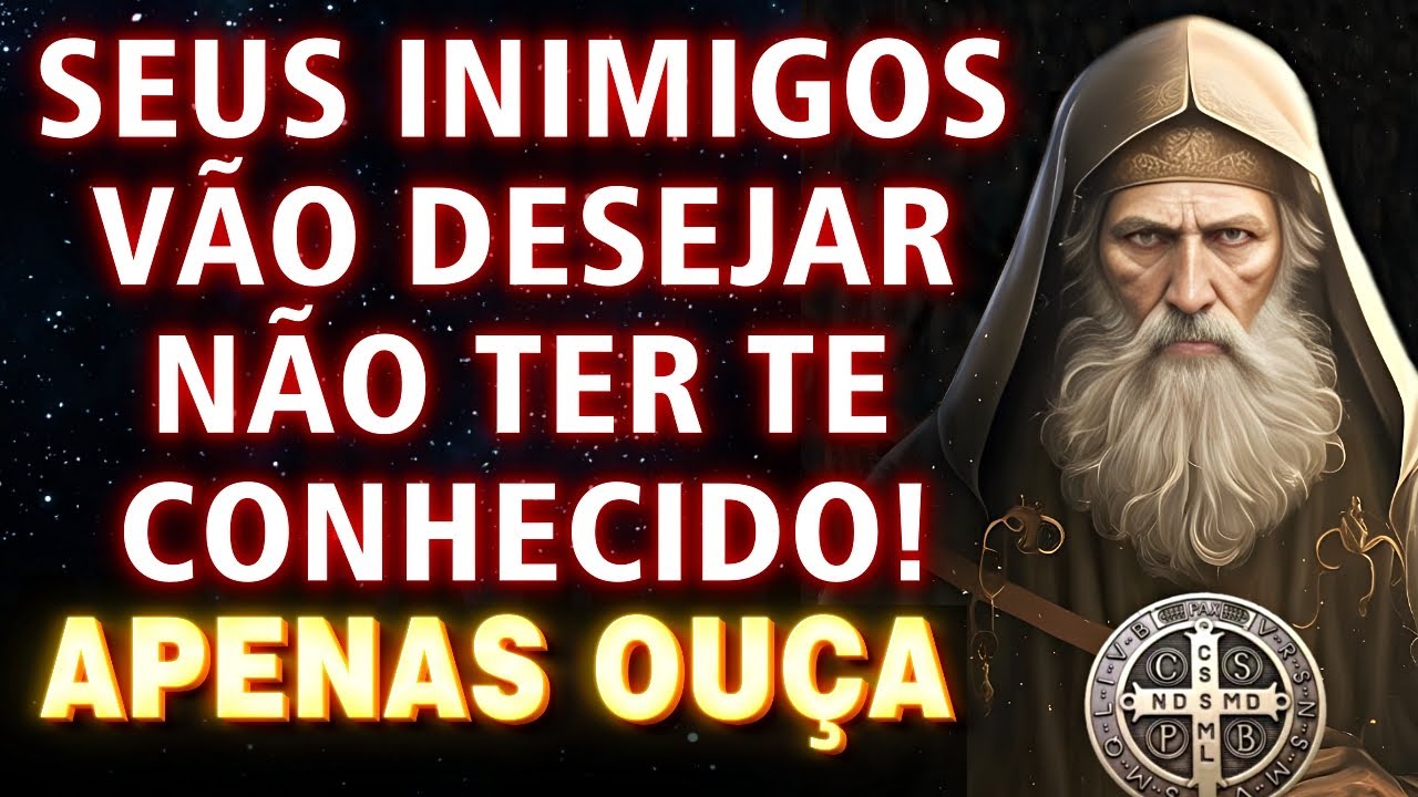 🛑ORAÇÃO PODEROSA a SÃO BENTO, para MANDAR para LONGE SEUS INIMIGOS ✝️ São Bento na Água Benta.