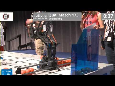 VEX Worlds 2016 - VEXIQ Elementary School - Engineering - Qual 173 (11260 224) 50
