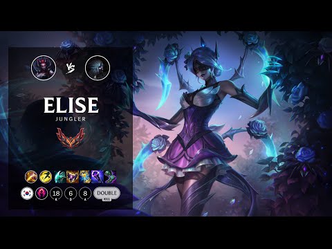 Elise Jungle vs Kindred - KR Grandmaster Patch 12.20