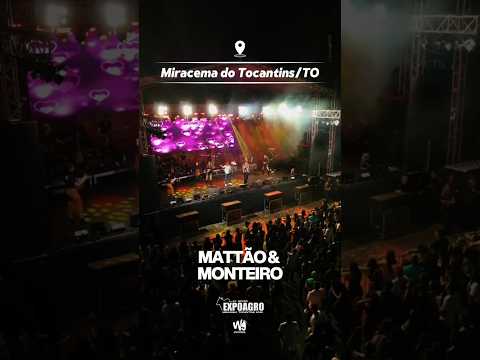 Tem noites que viram história… e Miracema do Tocantins/TO, essa foi uma delas! 🔥 #MattãoEMonteiro