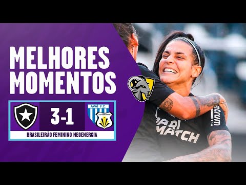 Gols e lances de Botafogo x Avaí