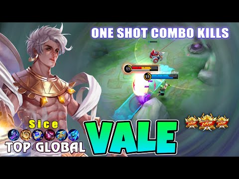 Vale Brutal One Shot Combo! Top Global Vale by ElementalBoy ~ Mobile Legends