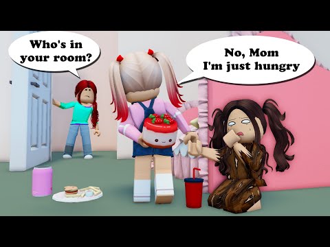 I'm hiding a secret friend in my room | Ruby Roblox TV