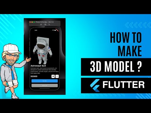 Seamless 3D Model Integration with Flutter | Flutter Package Expedition Ep 1