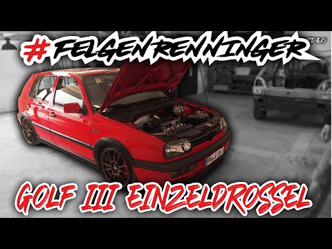 #FELGENRENNINGER I GOLF 3 GTI 16V ABF EINZELDROSSEL I ZU BESUCH BEI CHRIS