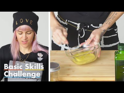 50 People Try to Make a Vinaigrette Dressing | Epicurious