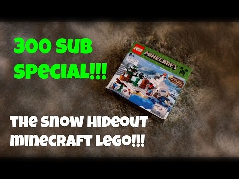 300 SUB SPECIAL - The Snow Hideout Minecraft Lego