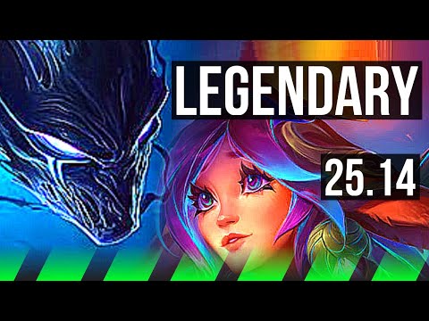 NOCTURNE vs LILLIA (JGL) | 23/2/11, 41k DMG, Legendary | KR Master | 25.14