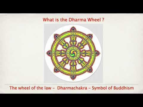 Dharma Wheel - Dharmachakra is the oldest symbol of Buddhism.