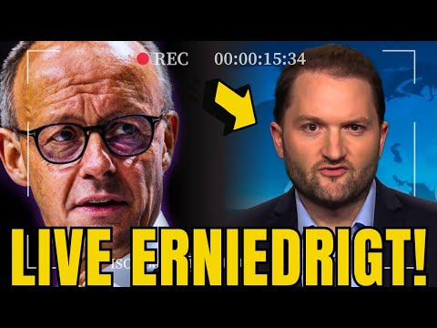 YOU ARE A DISGRACE – Tagesschau host humiliates Chancellor live on TV