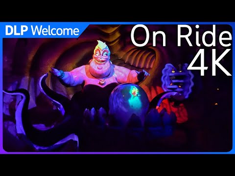 [4K] The Little Mermaid  Ariel's Undersea Adventure - On Ride 2022 - Disney World - Magic Kingdom