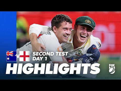 Australia v England Highlights | Test 2, Day One | The Ashes | Fox Cricket