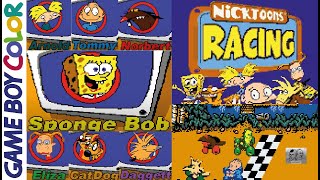 NickToons Racing Game Boy Color - C&M Playthrough