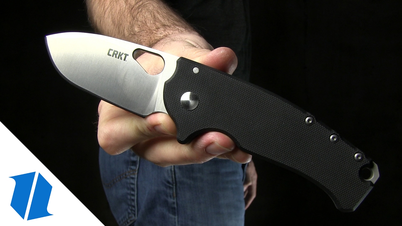 CRKT Vox Large Batum Frame Lock Knife Black G-10 (3.1" Satin) 5453
