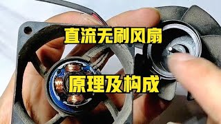 直流无刷散热风扇内部是这样构成的，工作原理详细分析，一看就懂【爱尚电子】