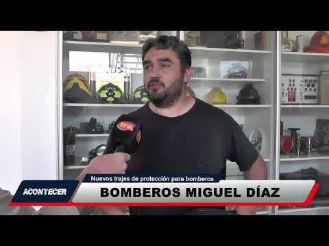 Marcos Juárez: Nuevo equipamiento para Bomberos Voluntarios