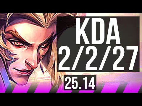 RAKAN & Sivir vs PANTHEON & Jinx (SUP) | 2/2/27 | KR Grandmaster | 25.14