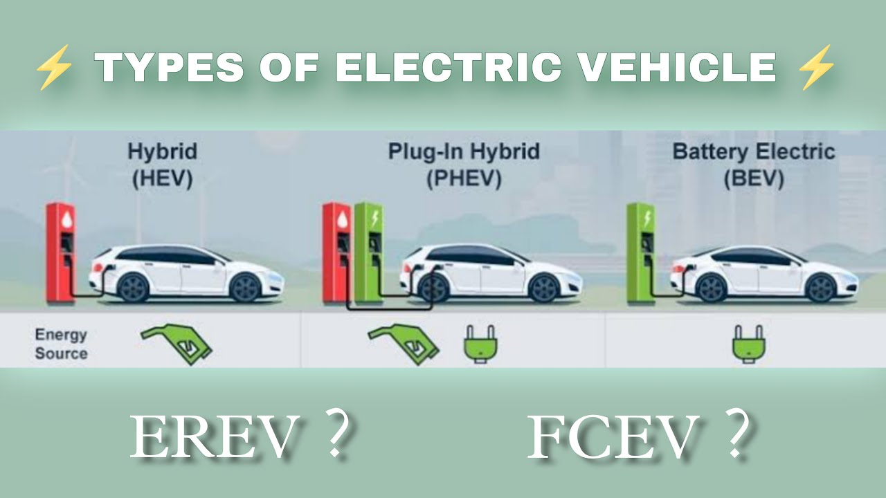 Types of Electric Vehicle | BEV, HEV, PHEV, EREV, FCEV | Blue Steel Automotive
