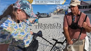 Beach Metal Detecting New Smyrna Beach Florida | The Detecting Duo S03E26