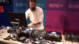 NAMM 2014 Day 2 - DJ White Shadow Mixing on the Rane 64