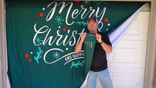 Christmas Garage Door Covers | The Easiest Holiday Hack Ever!