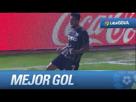 Gran gol de Samuel en el Córdoba CF - Málaga CF, el mejor de la jornada