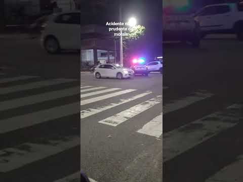 Acidente na avenida Prudente de Morais envolvendo duas motocicletas #ifood #uber #acidente