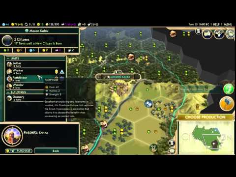civ 5 ep.1 Shoshone
