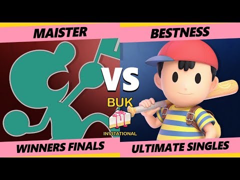 Buk Invitational Winners Finals - BestNess (Ness) Vs. Maister (Game & Watch) Smash Ultimate - SSBU