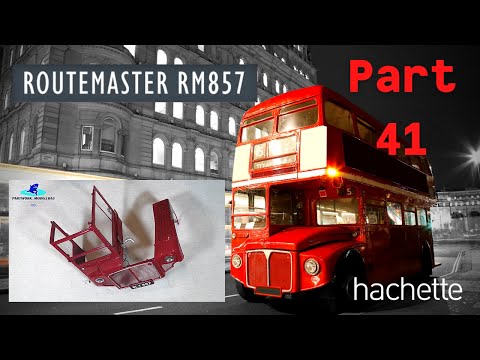 Hachette Routemaster RM857 Londonbus Part 41 - Zusammenbau von Fahrerkabine und Frontpartie!