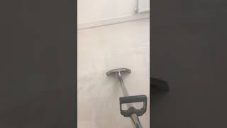 Cleaning some white polypropylene carpets,