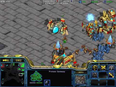 StarCraft Brood War 1v1 (FPVOD) Connor5620 (P) vs dotde (P) Circuit Breakers [ICCUP Game 2]