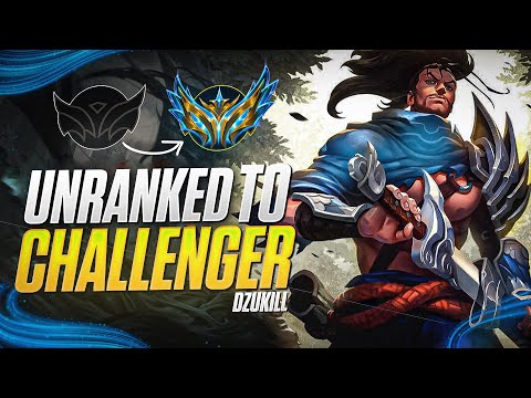 Gold/Platinum - Yasuo Top UNRANKED to CHALLENGER