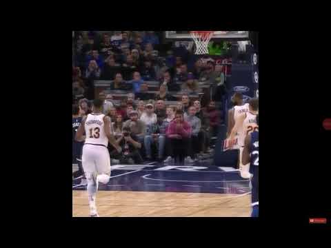Lebron James Monster Block On Tyus Jones!!!! WITH A MEAN STARE DOWN!!!!