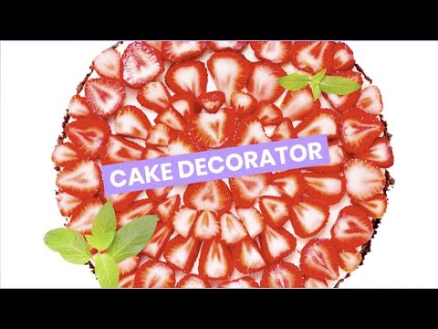 Cake decorator video 3