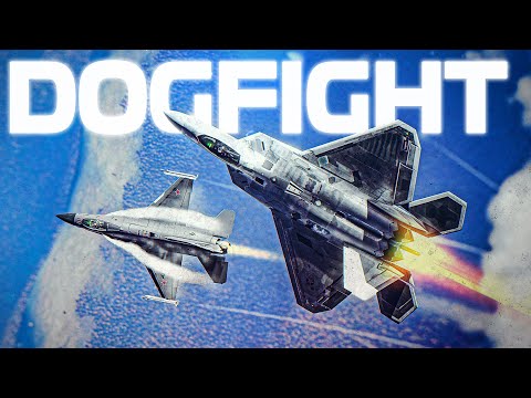 Boss Level Dogfight | F-16C Viper Vs F-22 Raptor | Digital Combat Simulator  | DCS |