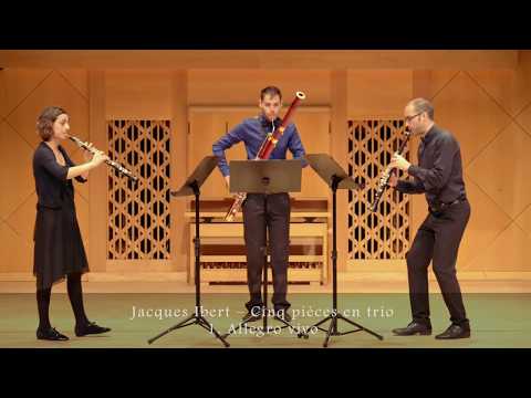 Jacques Ibert - Cinq pièces en trio, 1. Allegro vivo