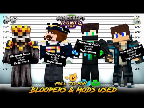 RGMTG Bloopers & MODS 😂 | RGMTG SMP | Minecraft in Telugu | Maddy Telugu Gamer