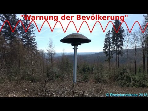Sirenenprobe mit Zwischenfall - "Warnung der Bevölkerung" im Rhein-Sieg-Kreis + Radiodurchsage