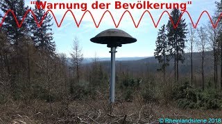 Sirenenprobe mit Zwischenfall - "Warnung der Bevölkerung" im Rhein-Sieg-Kreis + Radiodurchsage