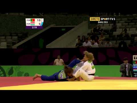 Telma Monteiro campeã da Europa - Baku 2015