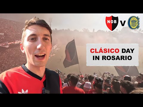 CLÁSICO day in ROSARIO - Newell's Old Boys V Rosario Central