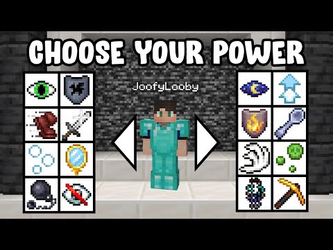 Minecraft but you can CHOOSE YOUR POWER...