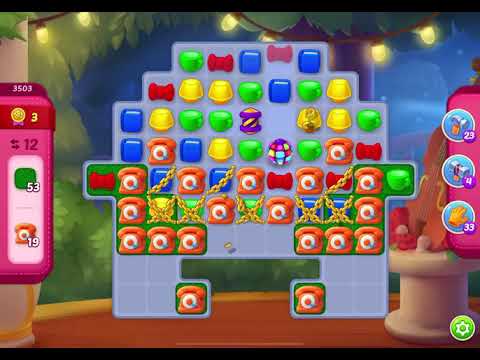 HomeScapes Level 3503 no boosters (14 moves)