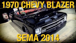 Slammed 1970 Chevy Blazer “Mary Jane” at SEMA 2014 - Eastwood