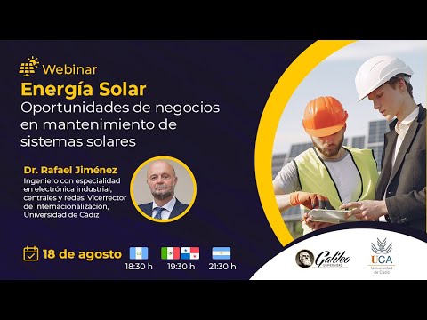 , title : 'Webinar "Energía solar. Oportunidades de negocio en  mantenimiento de sistemas solares."'