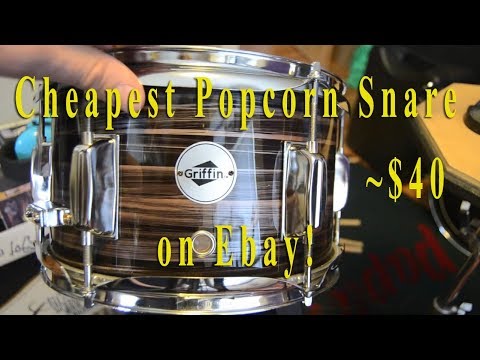 $40 Griffin Popcorn Snare Review & Demo